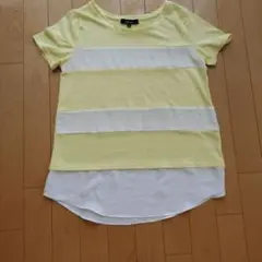 & by P&D 半袖 Tシャツ イエロー ホワイト 38のサムネイル