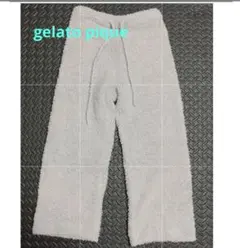 ジェラートピケ　モコモコパンツ ルームウェア 部屋着 グレー