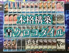 大会構築 【青クロコダイル】デッキ メイン＆ドン＆二重スリーブ