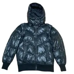 old uniqlo ユニクロプレミアム ダウンジャケット メン ズM 光沢