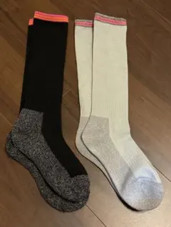スキー用靴下　2足セット　24-28センチ