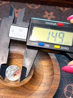 内包物入り水晶 丸玉 約14.9mm 一点物 天然石 置物