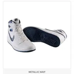 ⑦NIKE Air Jordan 1 High 85 METALLIC NAVY
