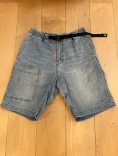 GRAMICCI デニムショートパンツ ウェビングベルトのサムネイル