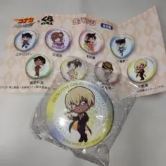 名探偵コナン くら寿司缶バッジ 安室透 ビックラポンコラボ