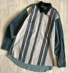 【Vintage Wrangler】希少柄ウエスタンシャツ US規格 サイズXL