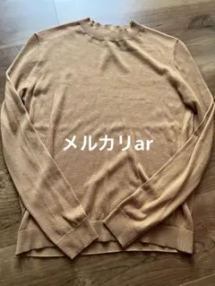 ZARA ベージュニット　ザラ　薄手ニット　ザラトップス