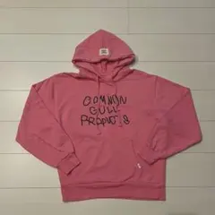 COMMON GULL PRODUCTS プルオーバーパーカー ピンク　着画あり