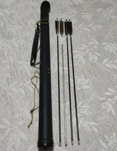 EASTON1913 XX75 カーボン矢と矢筒セット 4本長さ別々
