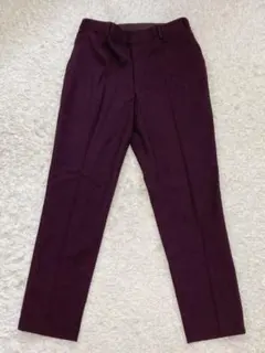 UNIQLO ユニクロ スマートアンクルパンツ ワインレッド Lサイズ