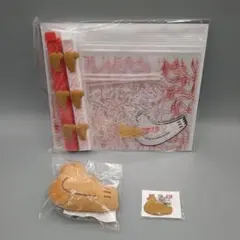 豊島屋 鳩サブレー ジッパーバッグ クリップ 鳩ホルダー 鳩三郎 キーホルダー