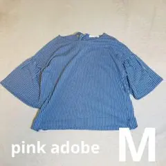 pink adobe 7分袖 カットソー