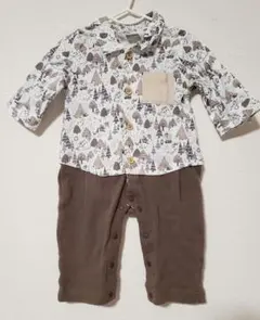 プティマイン☆ムーミンシャツドッキングカバーオール　70サイズ　ベビー