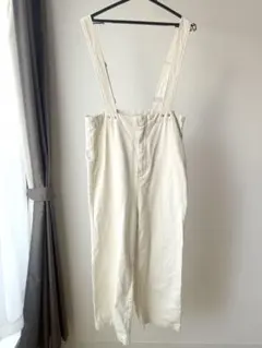 Discoat（ディスコート） オフホワイト ワイドサロペット