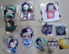 鬼滅の刃　グッズまとめ売り　アクリルスタンド　アクリルキーホルダー　ラバー