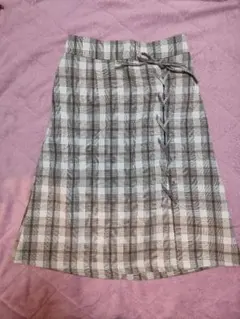 【MAJESTIC LEGON】レースアップフレアースカート