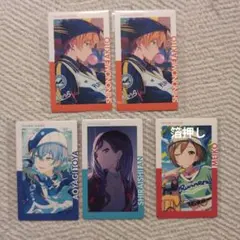 プロセカ　エピカ　箔押し　東雲彰人　青柳冬弥　白石杏　MEIKO