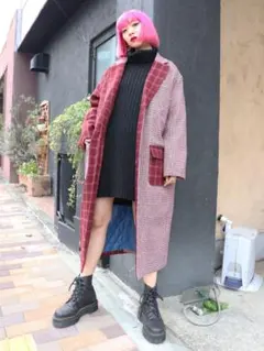 jouetie ジュエティ チェックロングコートのサムネイル