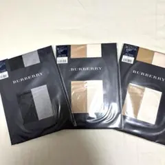 Burberryストッキング３枚セットM〜L