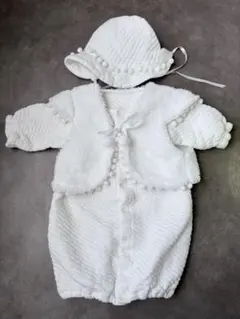 【日本製】エンジェリーべ ボレロ付きベビードレス