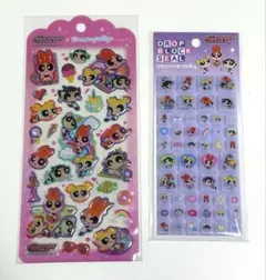 パワーパフガールズ　タイルシール　ドロップジェリーシール