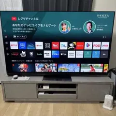 ☆3.Panasonic 65インチ液晶テレビ 2024年製純正スタンド有り