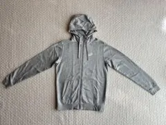 Nike グレー スウェットジップアップパーカー