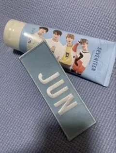 seventeen ジュン ネームバッジ ワッペン セブンティーン - メルカリ