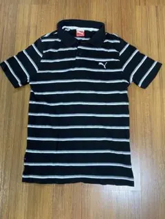 Puma ストライプ ポロシャツ XS