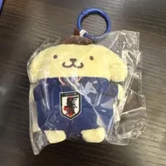 新品】サンリオ むにゅぐるみマスコット サッカー日本代表ver ポムポム