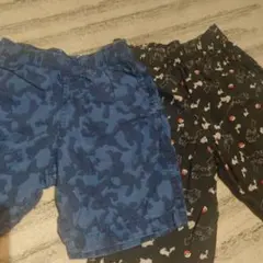 ユニクロ　ポケモン 半ズボン　ステテコ 100.110cm ルカリオ　ピカチュウ