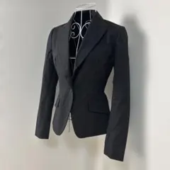 【ボナジョルナータ】テーラードジャケット フォーマル スーツ ブラック グレー