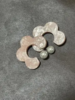 MARY QUANT マリークヮントピアスフラワーピンク