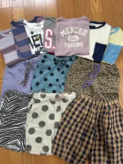 キッズ服 Tシャツとショートパンツセット 130