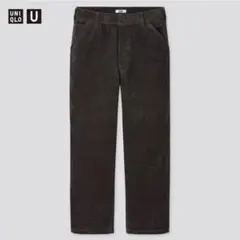美品 UNIQLOU 20aw コーデュロイ ワイド ワークパンツ ユニクロユー