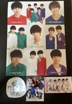 HiHi Jets わっしょいcampシール 厚紙カード