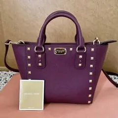 最終値下げ★美品★ マイケルコース 2 w a y スタッズ　ショルダーバッグ