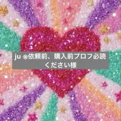 ju ※依頼前、購入前プロフ必読ください様