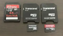 SDカード & マイクロSDカード3枚セット