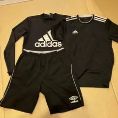 adidas Climalite 長袖シャツとショートパンツセット