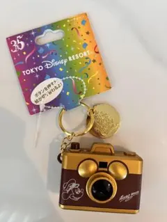 東京ディズニーリゾート 35周年 カメラ型キーチェーン