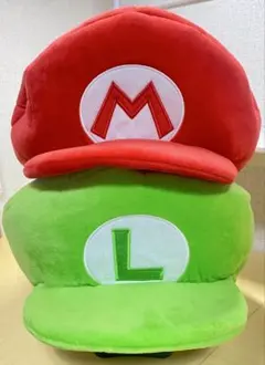 マリオとルイージのキャラクター帽子セット