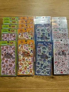 【正規品】　新作 ディズニー　プチドロップステッカー ４種 ５枚セット