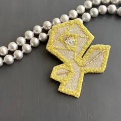 ④112 ミナペルホネン ブローチアクセサリー ハンドメイド 母の日プレゼント