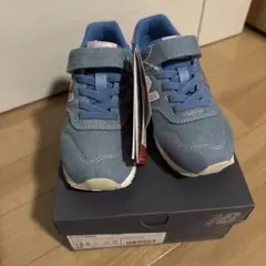 New Balance 373 キッズシューズ デニム