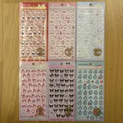 【新品・正規品】ボンボンドロップシール ミニ mini サンリオ 6種類 セット