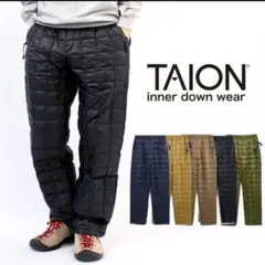 【新品タグ】TAION マウンテン ダウンパンツ ユニセックス　XL ブラウン