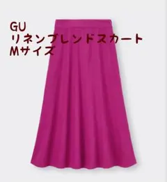 GU リネンブレンドスカート Mサイズ