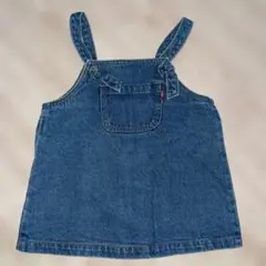 デニム ジャンバースカート サイズ90