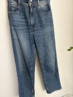 ZARA ストレートデニム インディゴブルー 26インチ 36